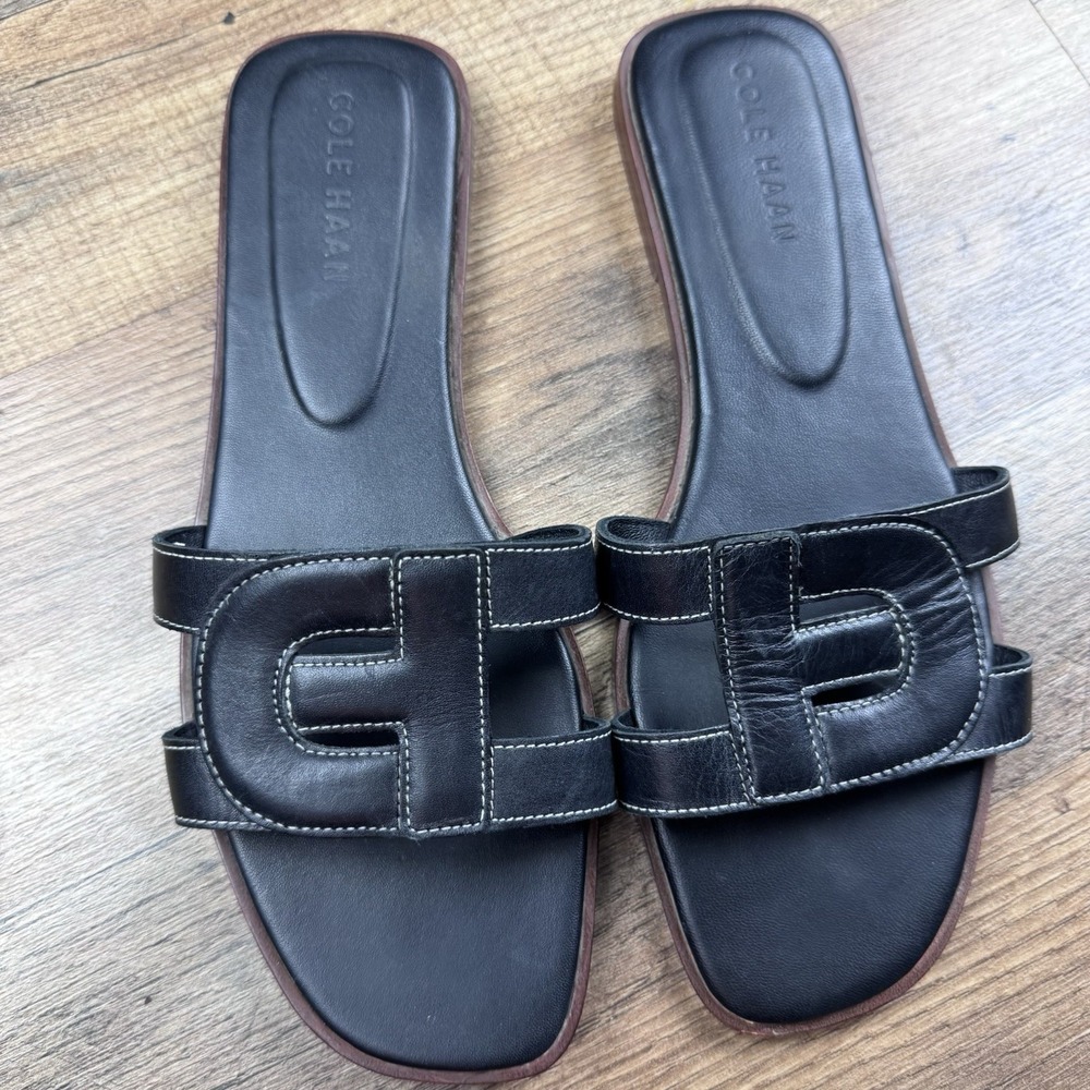 Cole Haan Women's Chrisee Sandals Black 8.5 M